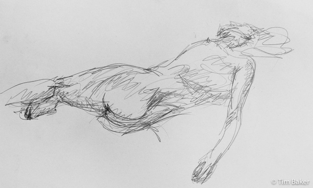 Life Drawing #13, Graphite, A4 sketchbook?