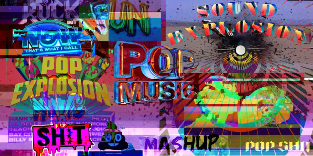 342: Rockin’ Up The Pop Charts, digital collage fo found images
