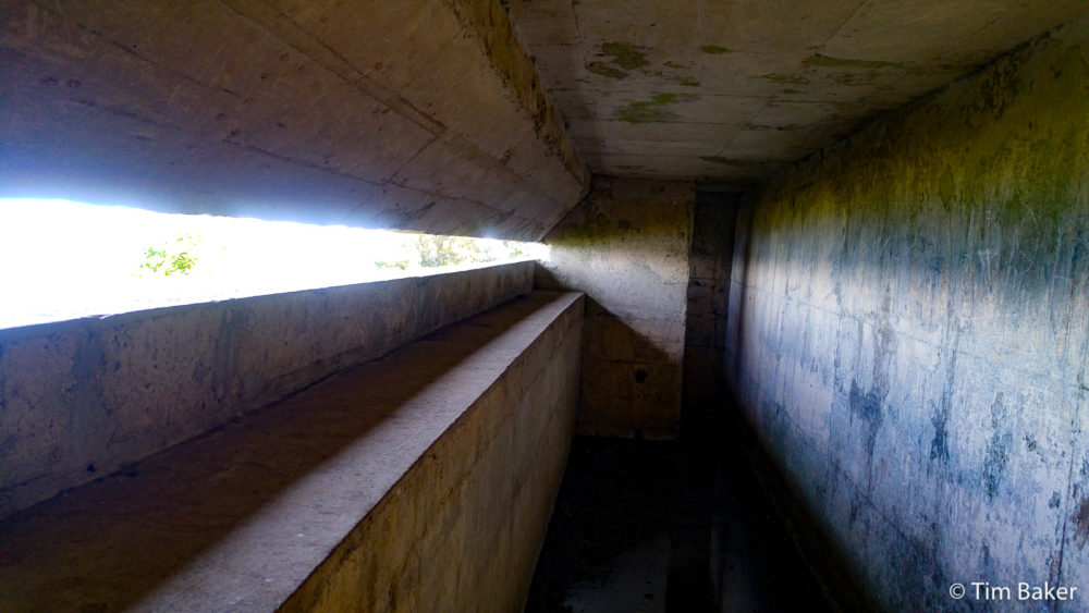 Inside Fort Henry, Studland - doesn't it look like something from Tate Modern?
