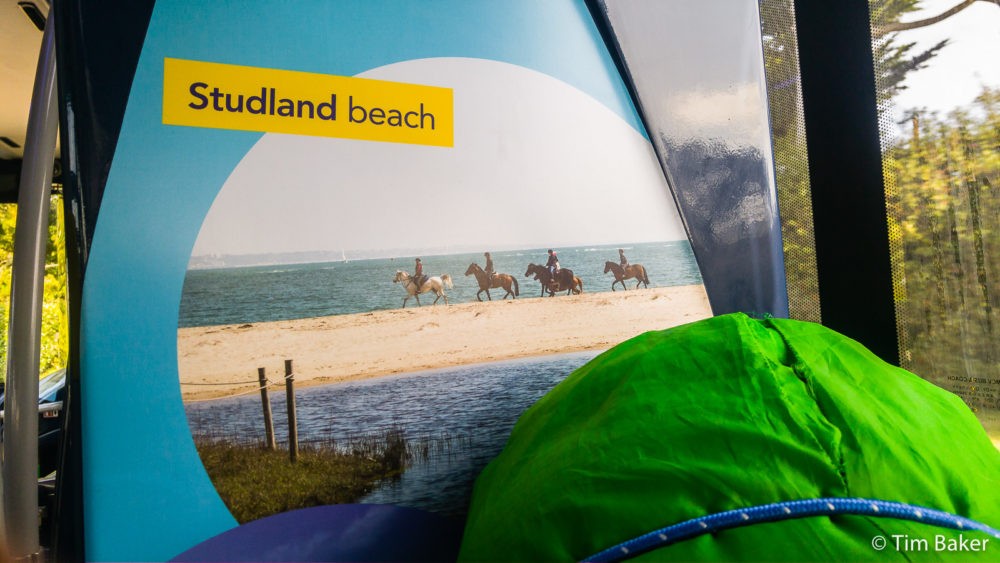 Hmm that's NOT what Studland Beach looks like (I guess the horses are naked?) Swanage Studland Dorset