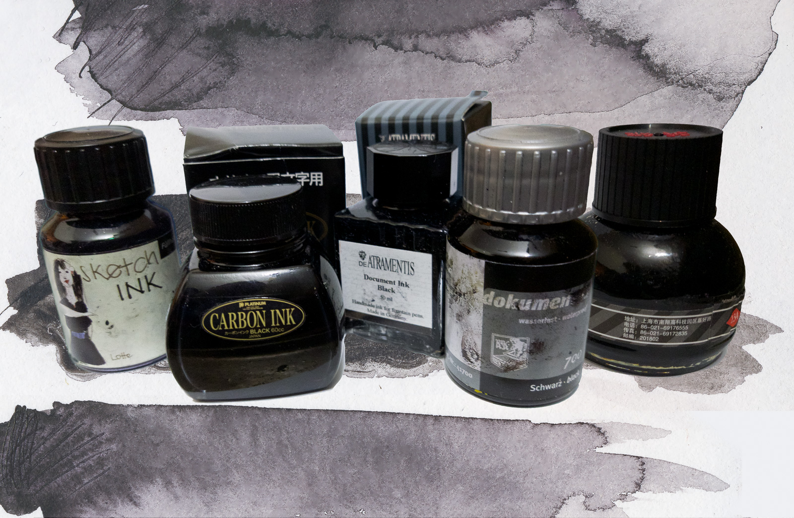 The Best Black Fountain Pen Carbon Inks*